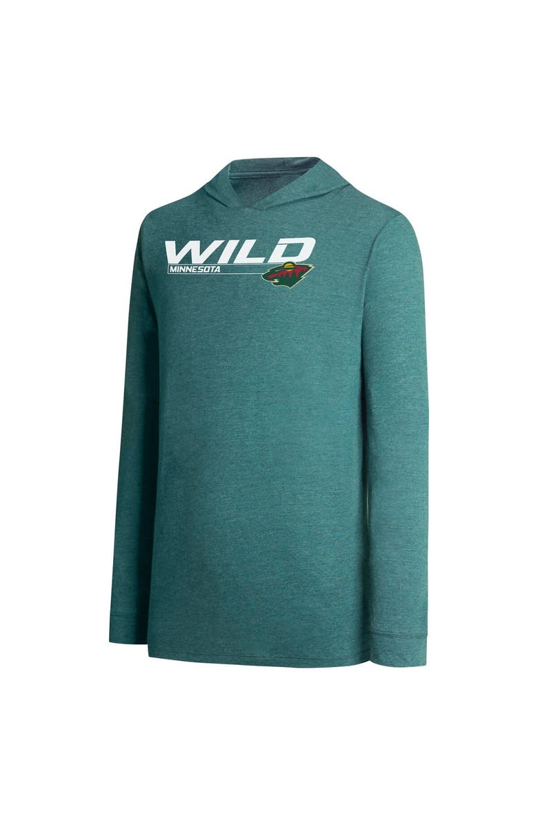 CONCEPTS SPORT Men's Concepts Sport Gray/Green Minnesota Wild Meter Pullover Hoodie & Jogger Pants Set, Alternate, color, 