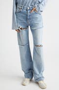 Acne Studios 2010 Ripped Straight Leg Jeans
