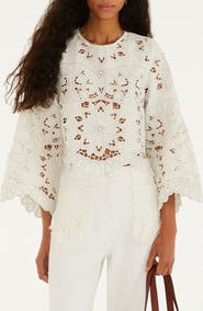 FARM Rio Flowers Richelieu Blouse