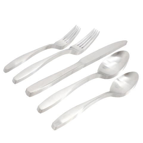 Karlton 20 Piece Stainless Steel Flatware Set
