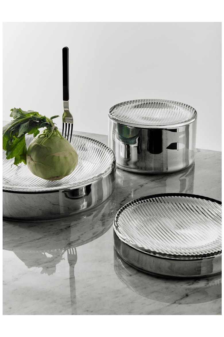 Array High Dish, Alternate, color, SILVER