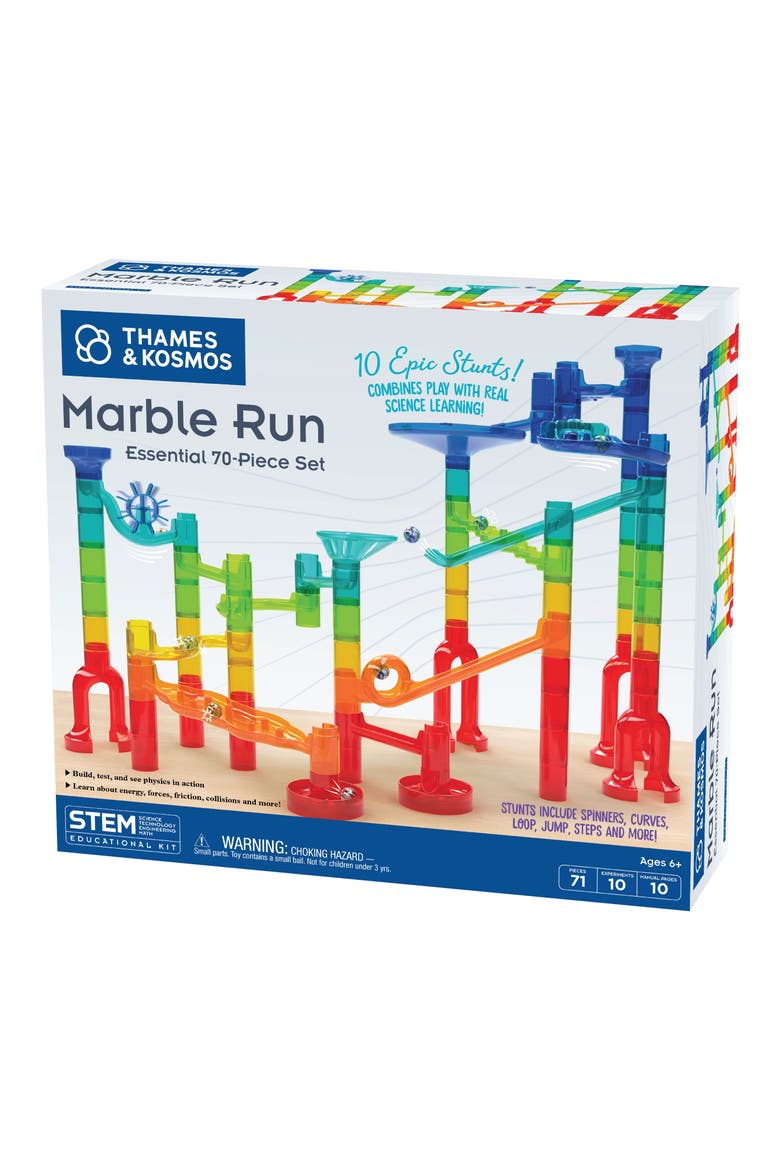 Marble Run Essential 70-Piece Set, Alternate, color, ASSTORTED