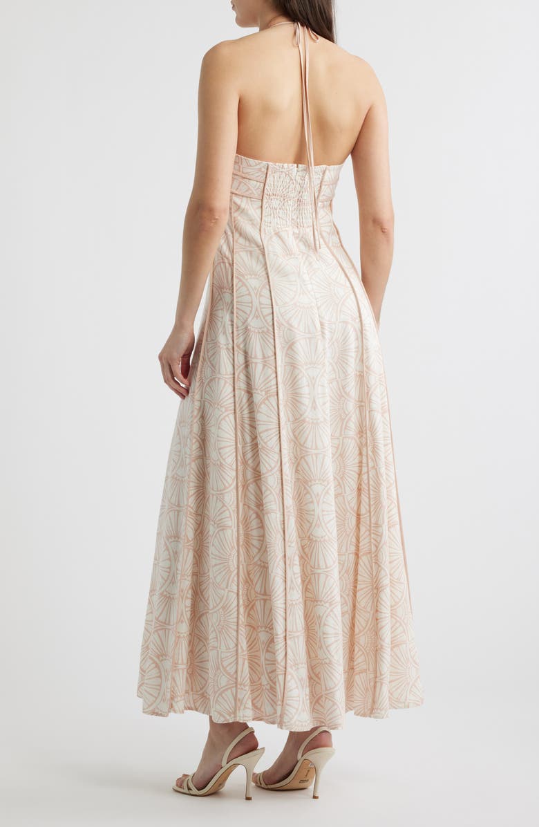 Parker The Novia Halter Maxi Dress, Alternate, color, Cameo Rose