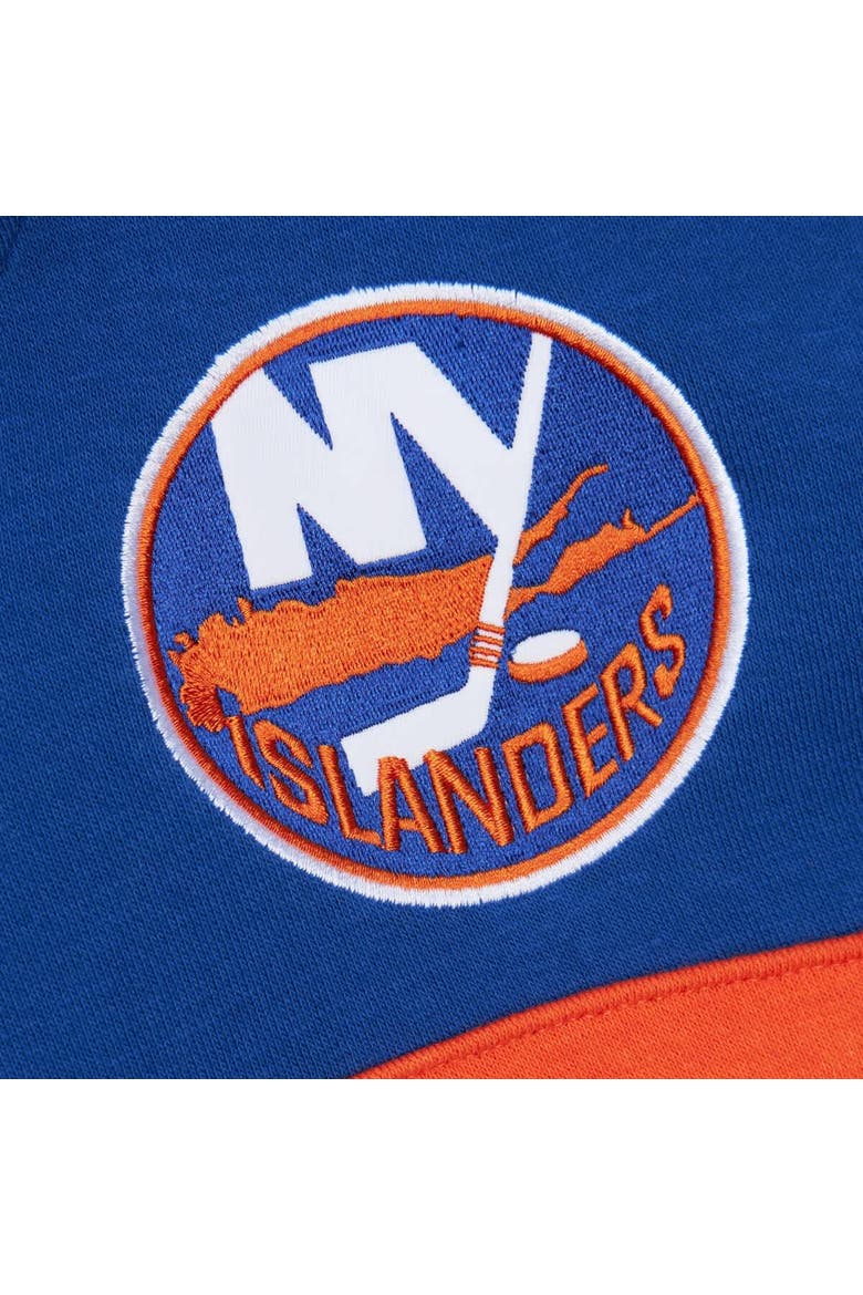 Men's Mitchell & Ness Royal New York Islanders Head Coach Slogan Pullover Hoodie, Alternate, color, Royal