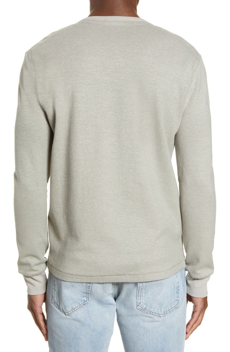 FRAME Slim Fit Cotton Blend Long Sleeve Crewneck T-Shirt, Alternate, color, 