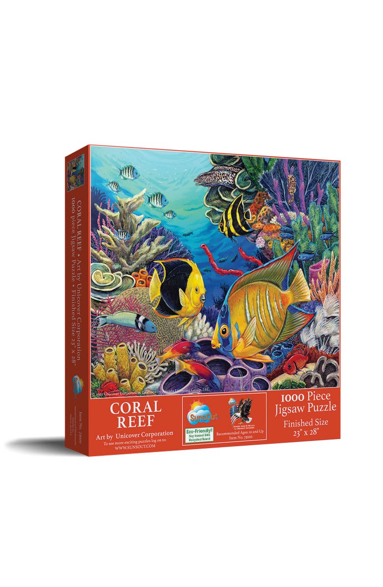 Sunsout Coral Reef 1000 piece Jigsaw Puzzle for Adults, Main, color, Multicolor