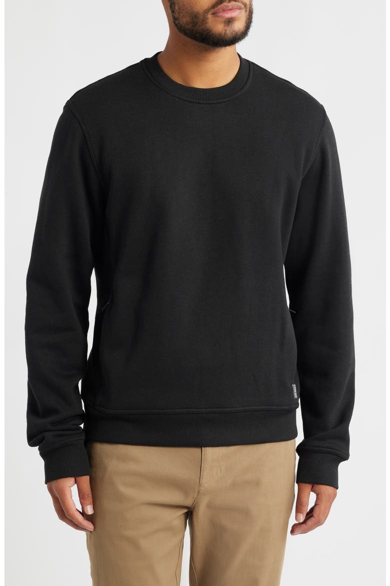 Northcoast Sweatshirt, Main, color, BLACK