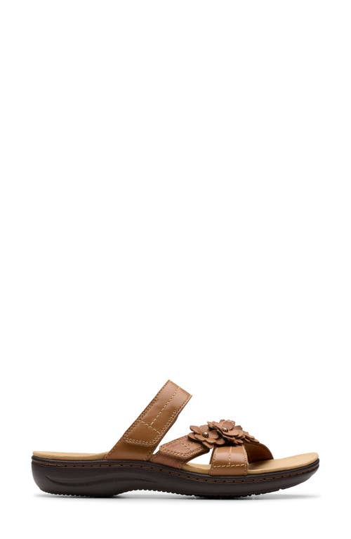 Clarks ® Laurieann Rose Sandal In Tan Leather