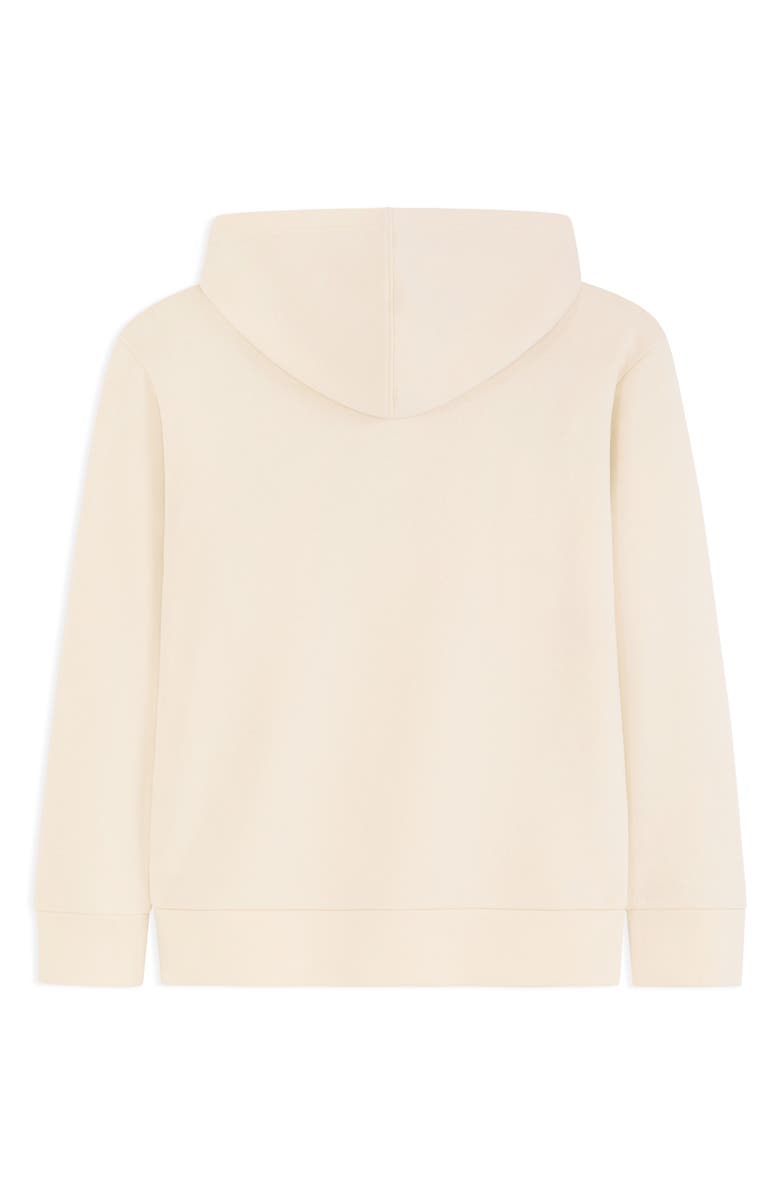 PUMA Kids' Class Pack Logo Appliqué Fleece Pullover Hoodie, Alternate, color, Tan Combo