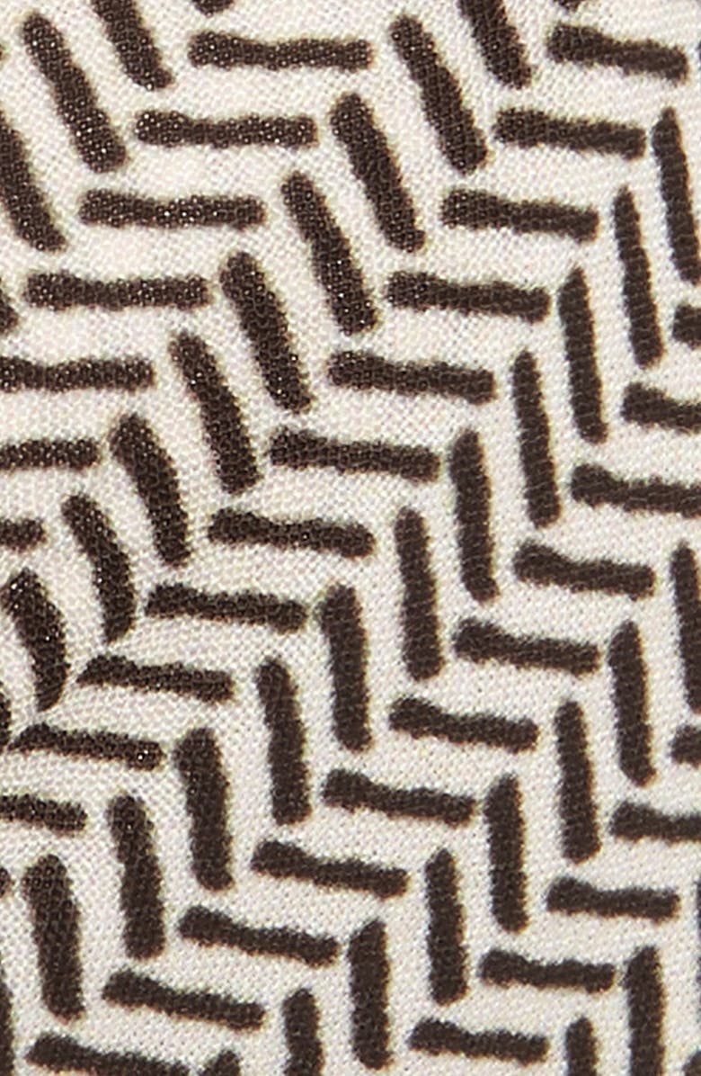 Tasha Knotted Herringbone Print Headband, Alternate, color, 