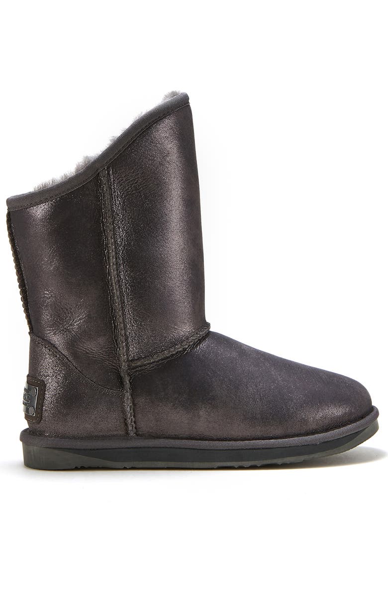 Australia Luxe Collective Cosy Genuine Shearling Short Boot, Alternate, color, Antique Silver