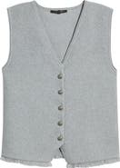KOBI HALPERIN Anya Cotton Blend Knit Vest