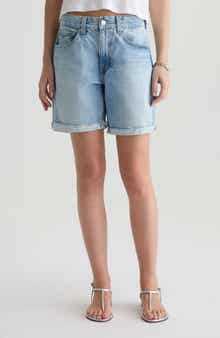 Ex-Boyfriend Mid Thigh Denim Cutoff Shorts