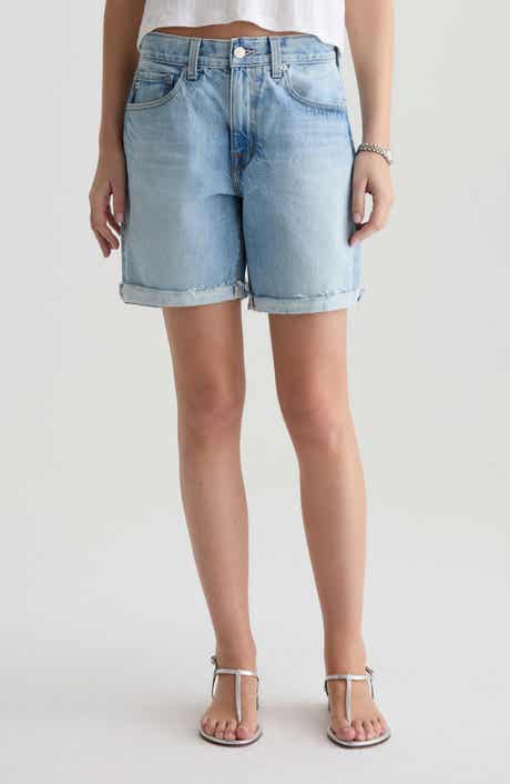 Ex-Boyfriend Mid Thigh Denim Cutoff Shorts