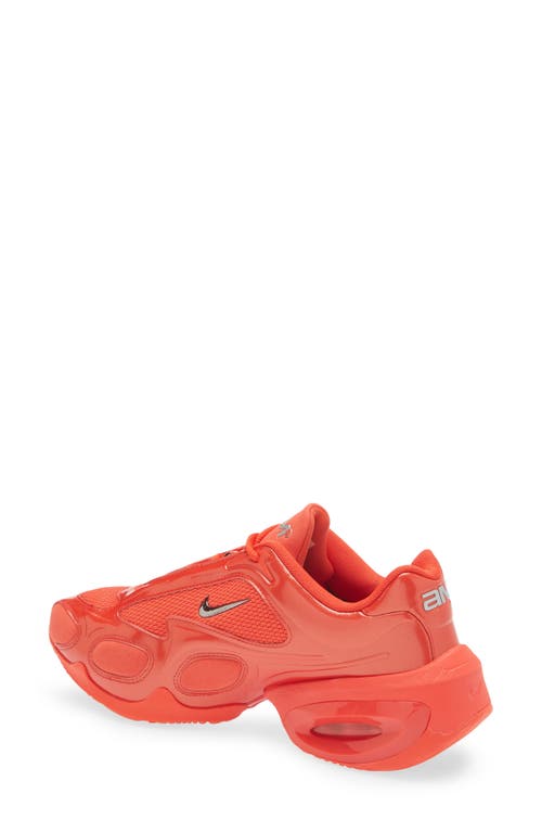 Nike Air Max Muse Sneaker In Habanero Red/metallic Silver