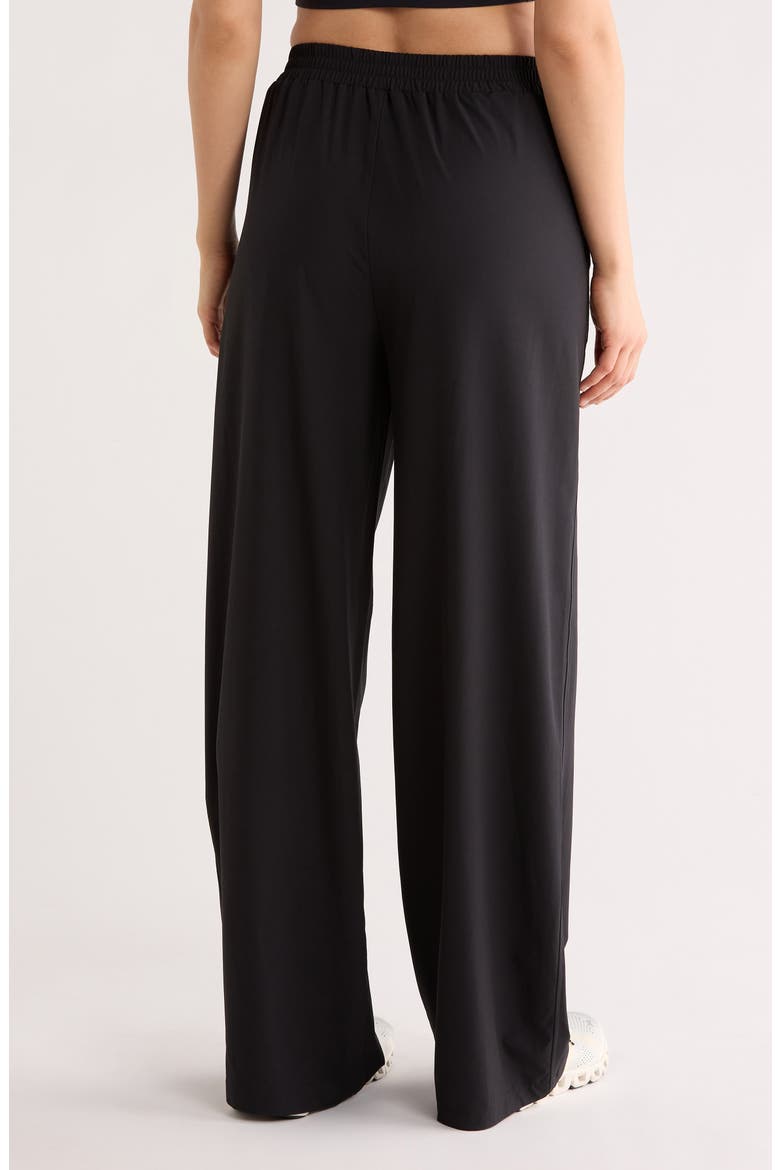 Vista High Waist Woven Pants, Alternate, color, BLACK