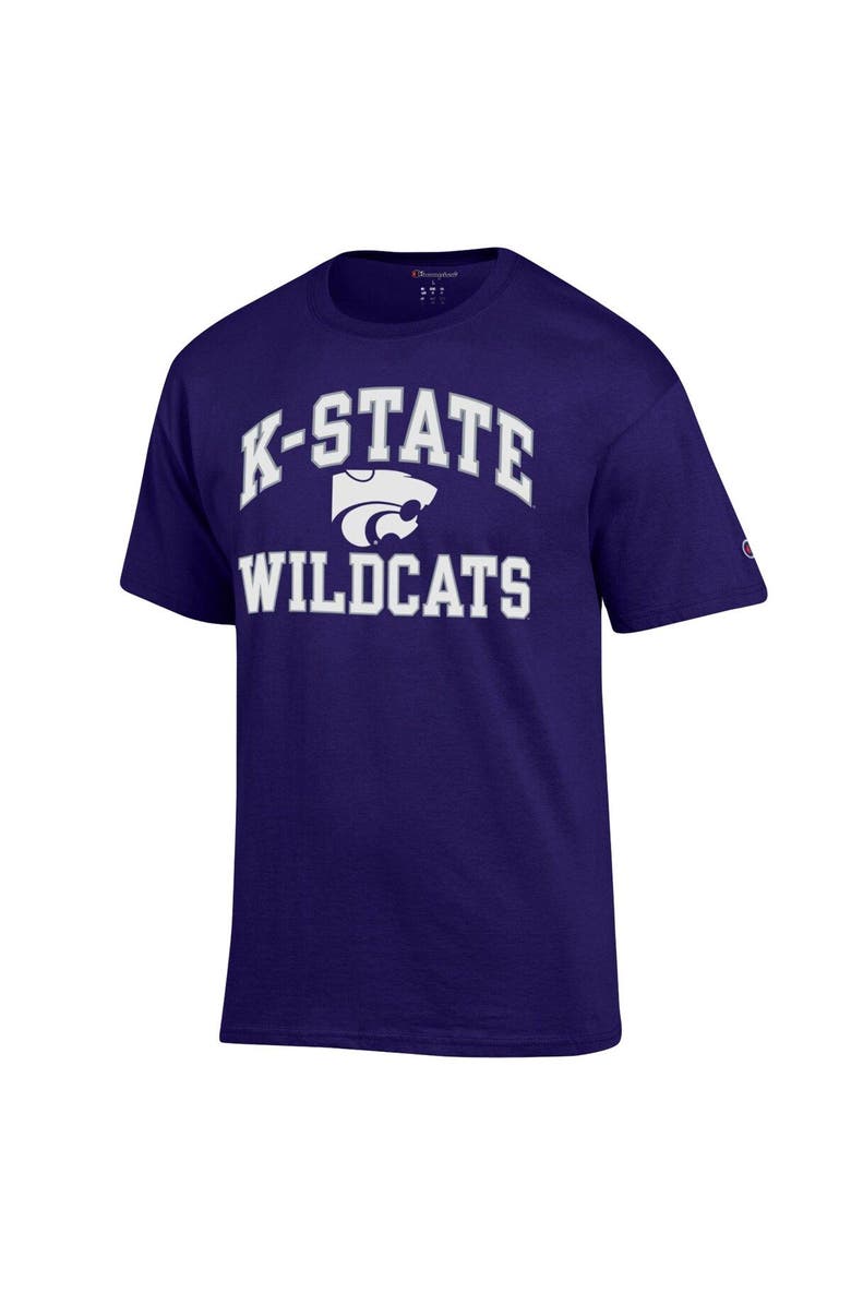 Champion Men's Champion Purple Kansas State Wildcats High Motor T-Shirt, Alternate, color, 
