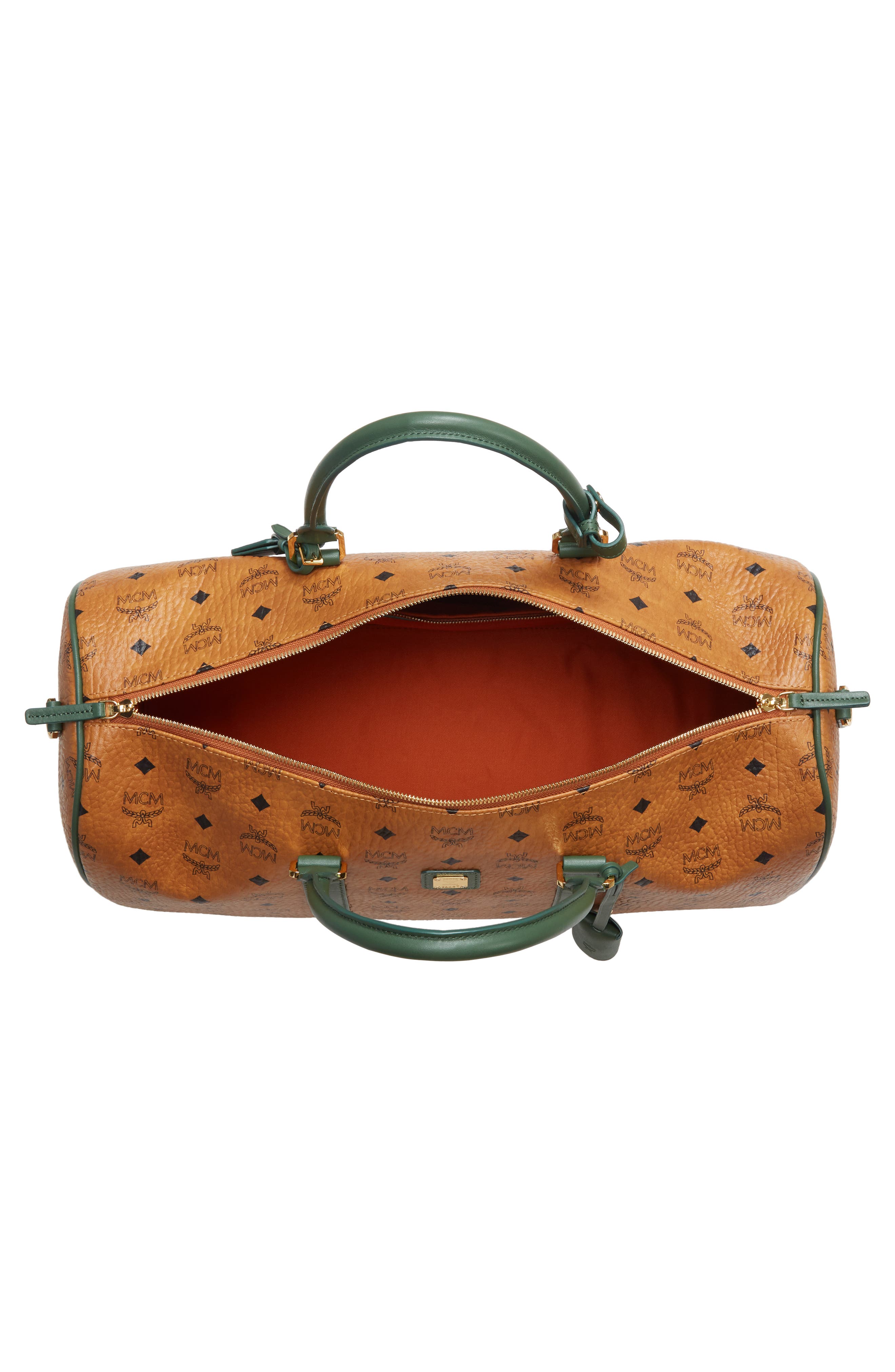 MCM Medium Visetos Weekend Bag, Alternate, color, 