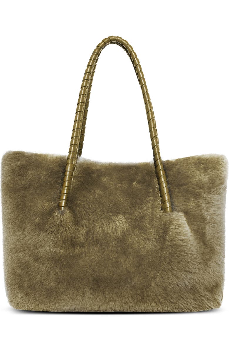 AIMEE Embrace Genuine Shearling Tote, Main, color,
