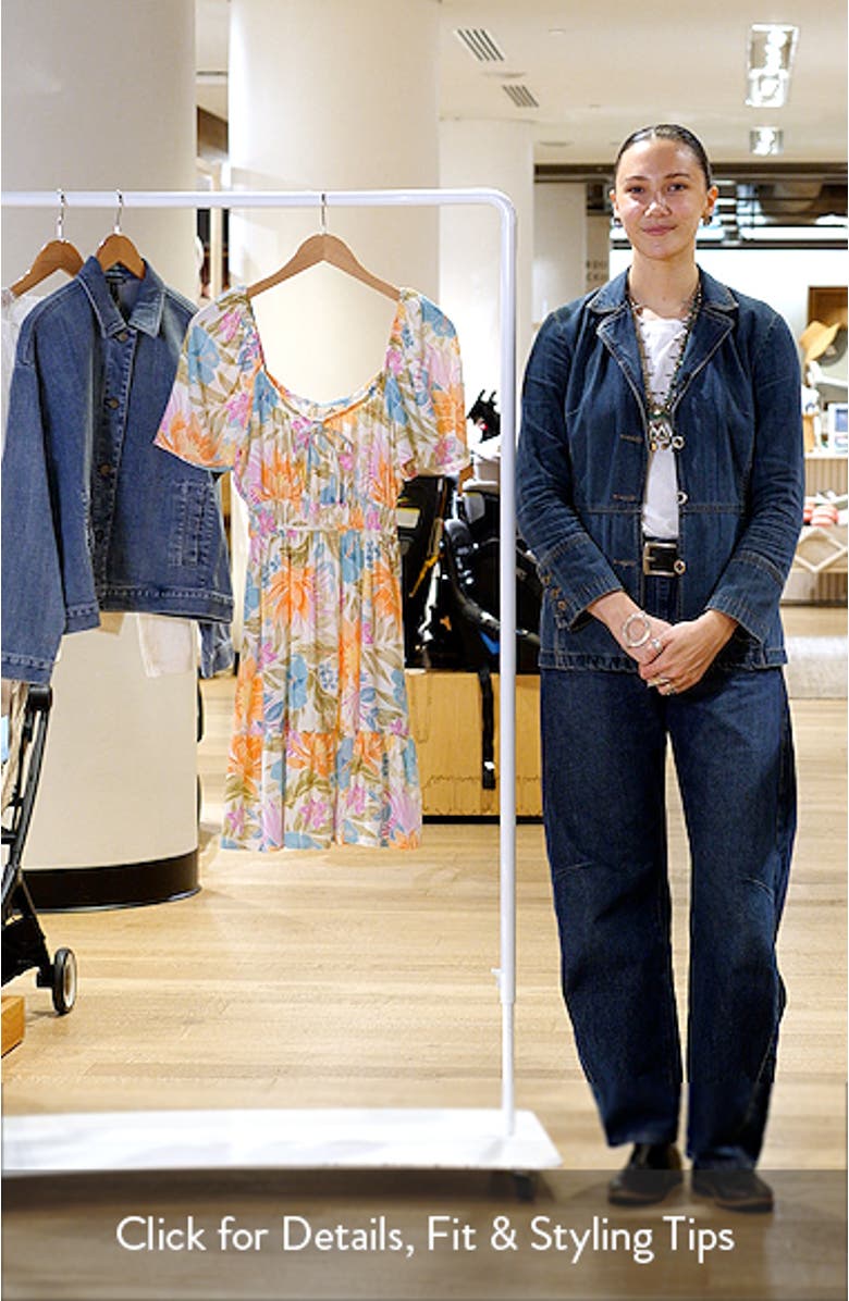 Catalina Island Floral Dress, sales video thumbnail