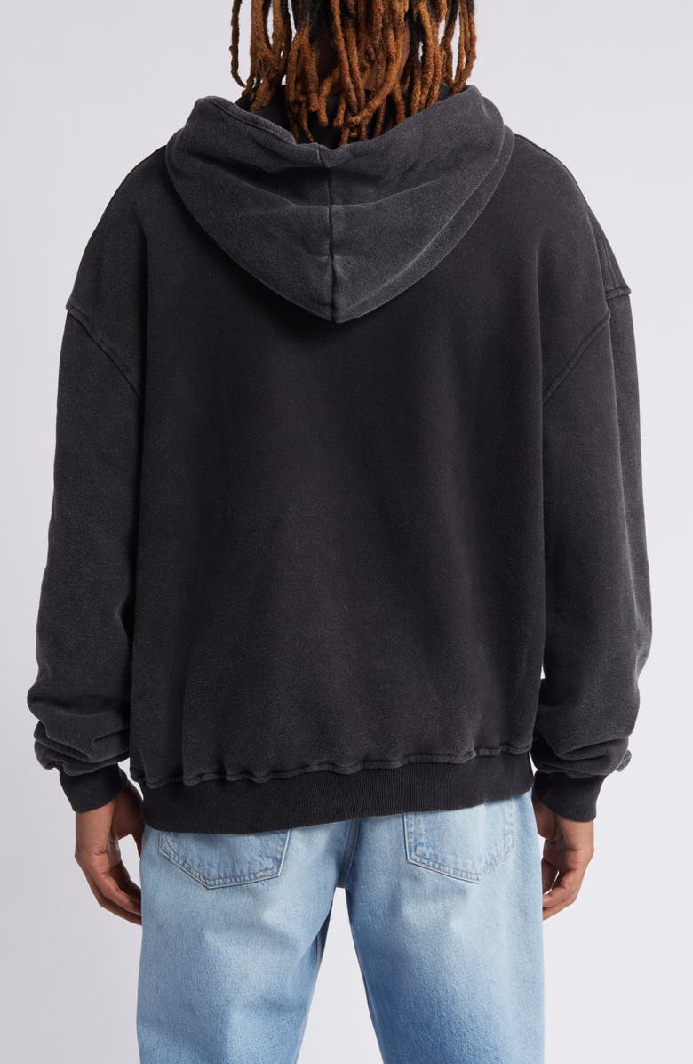 DIET STARTS MONDAY Chainstitch Logo Cotton Hoodie, Alternate, color, 