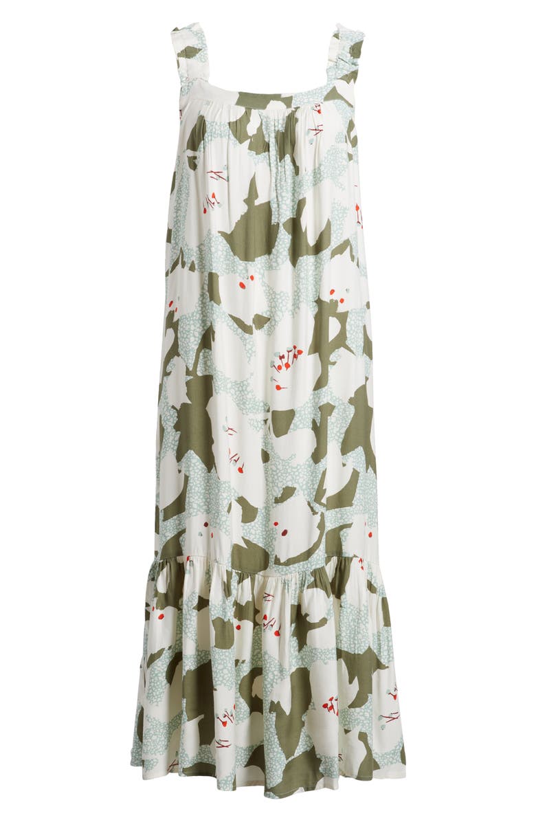 Masai Copenhagen Onicki Floral Print Sleeveless Maxi Dress, Alternate, color,