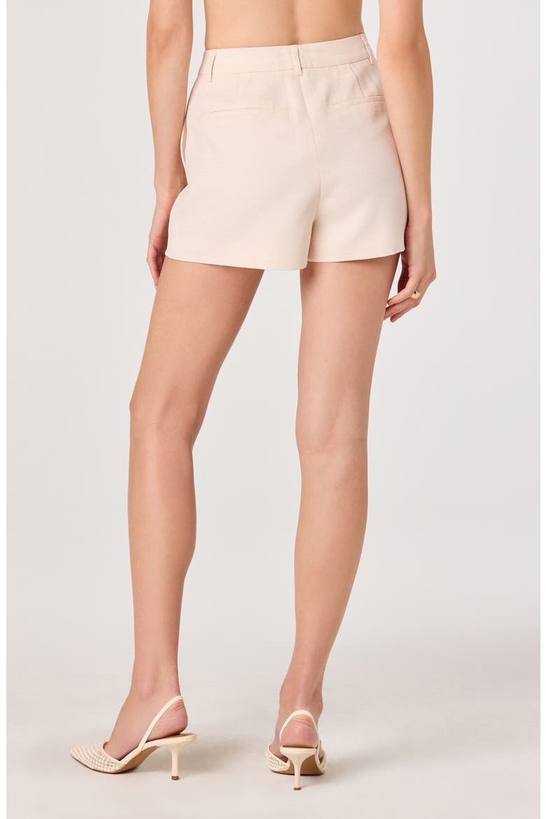 Wynn High Waist Twill Shorts, Alternate, color, CREAM