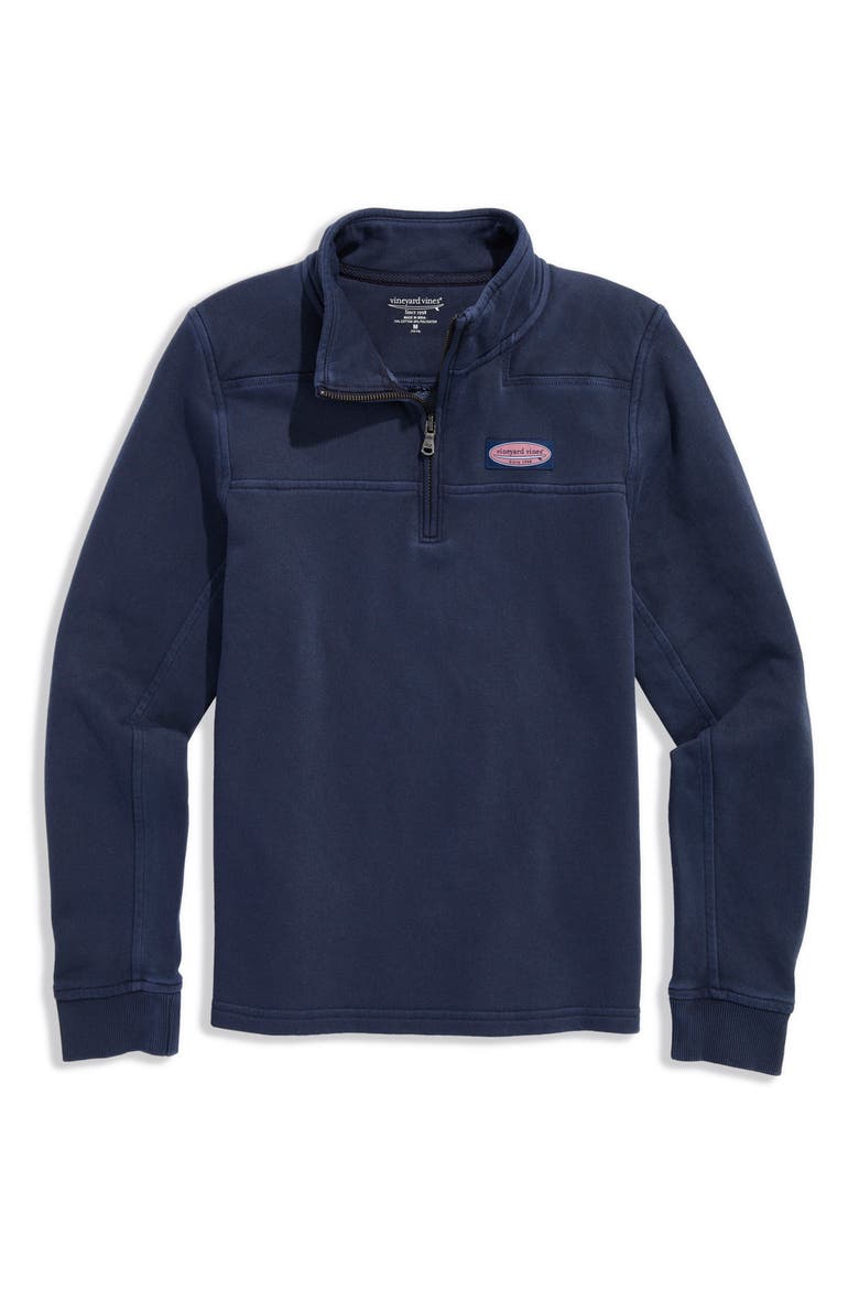 Kids' Half Zip Sweatshirt, Main, color, 480 NAUTIC