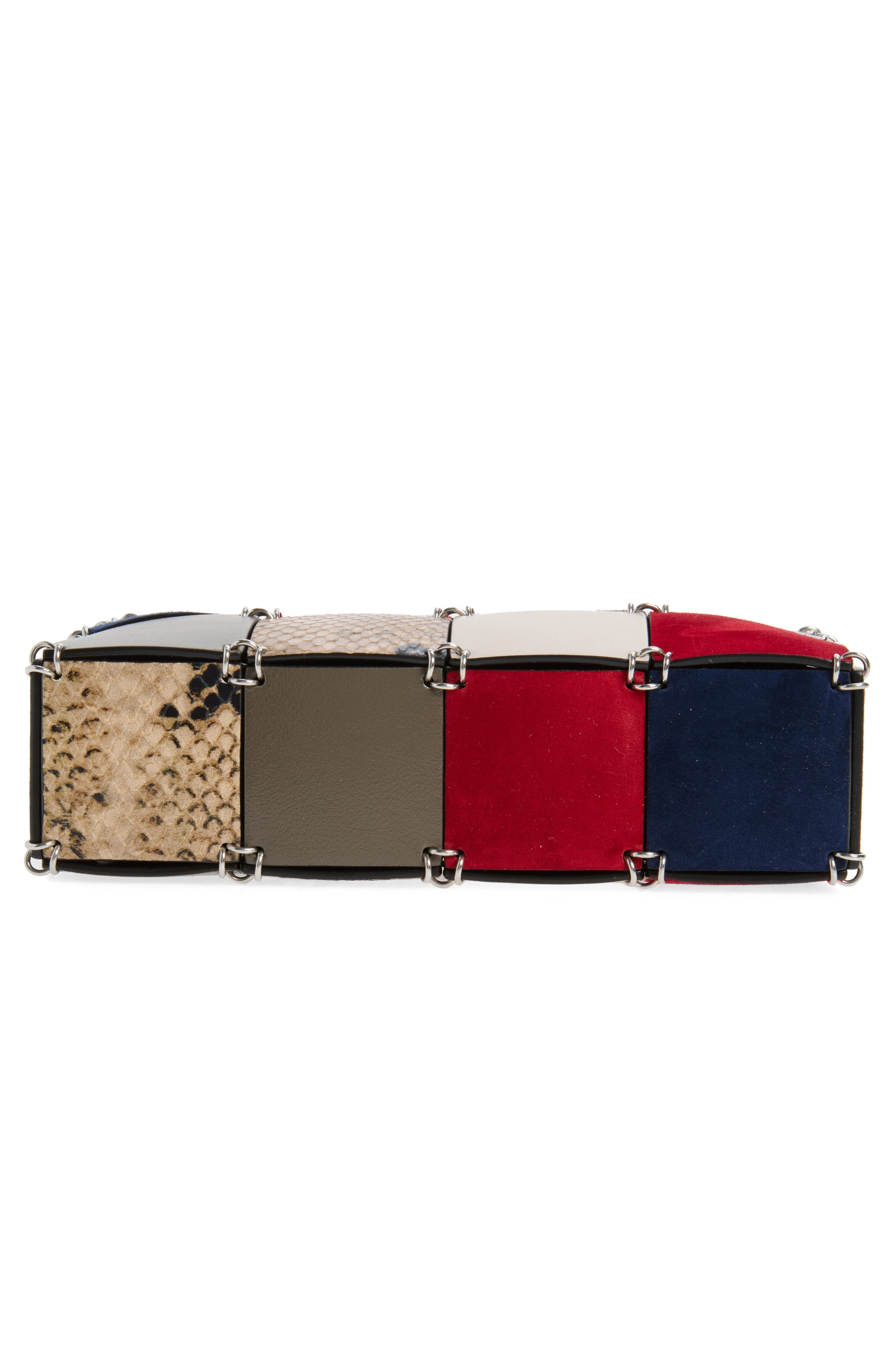 Mini Emma Patchwork Tote, Alternate, color, RUBY MULTI
