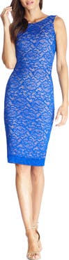 Dress the Population Kendra Embroidered Lace Body-Con Dress
