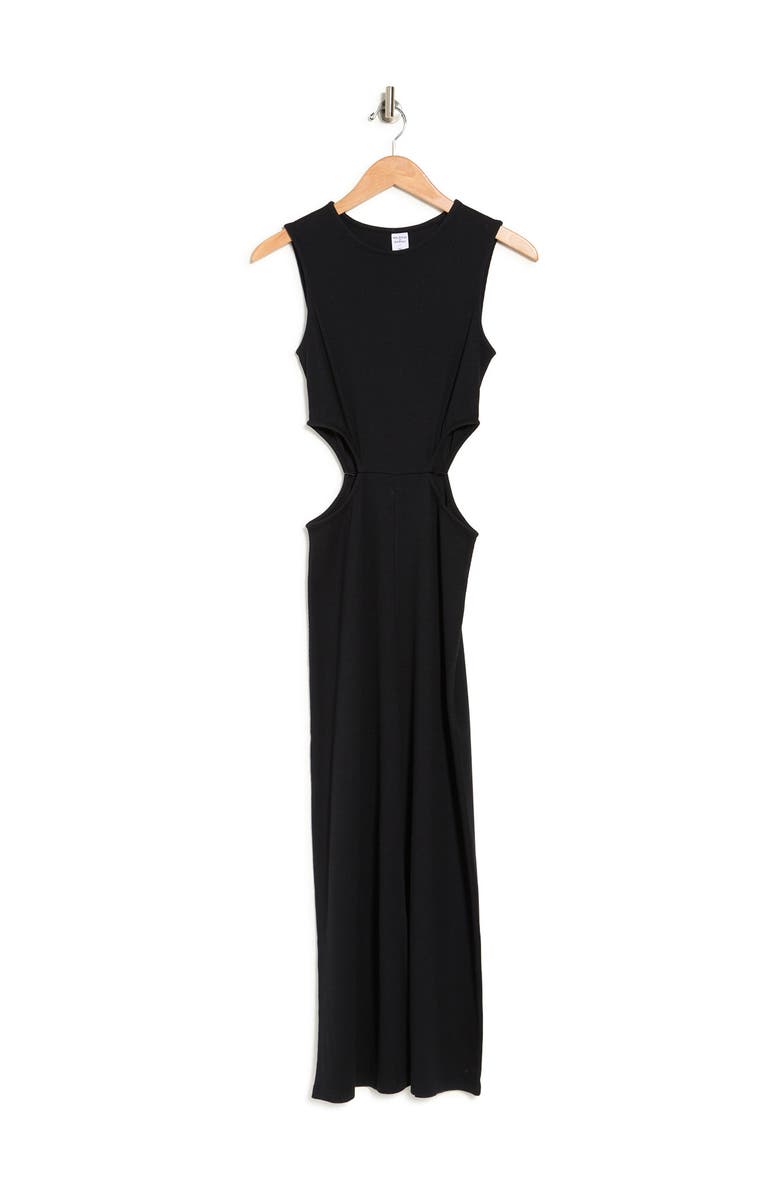 Melrose and Market Sleeveless Cutout Maxi Dress, Alternate, color, 