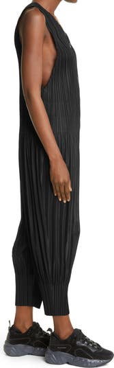 Pleats Please Issey Miyake Pleated Sleeveless Jumpsuit | Nordstrom