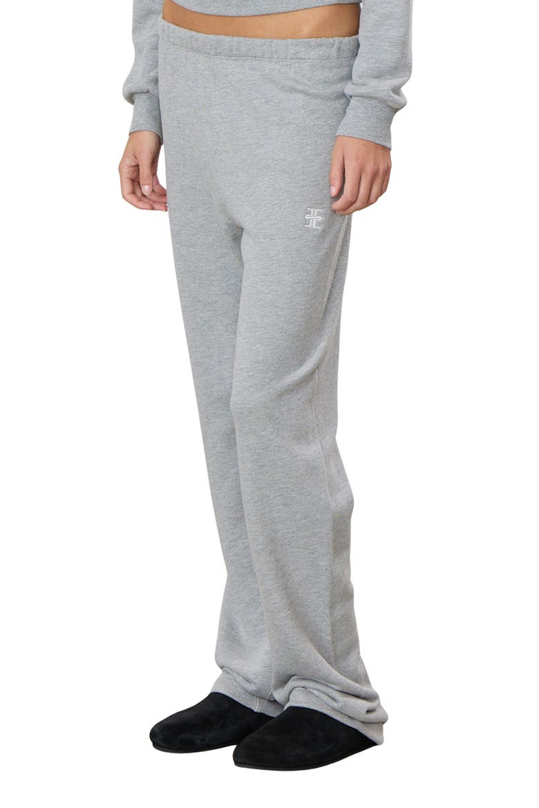 Straight Leg Sweatpants, Alternate, color, HEATHER GREY