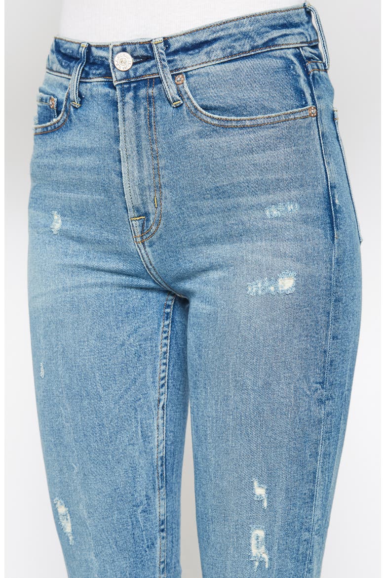 Eve High Waist Slim Straight Leg Jeans, Alternate, color, MEMPHIS