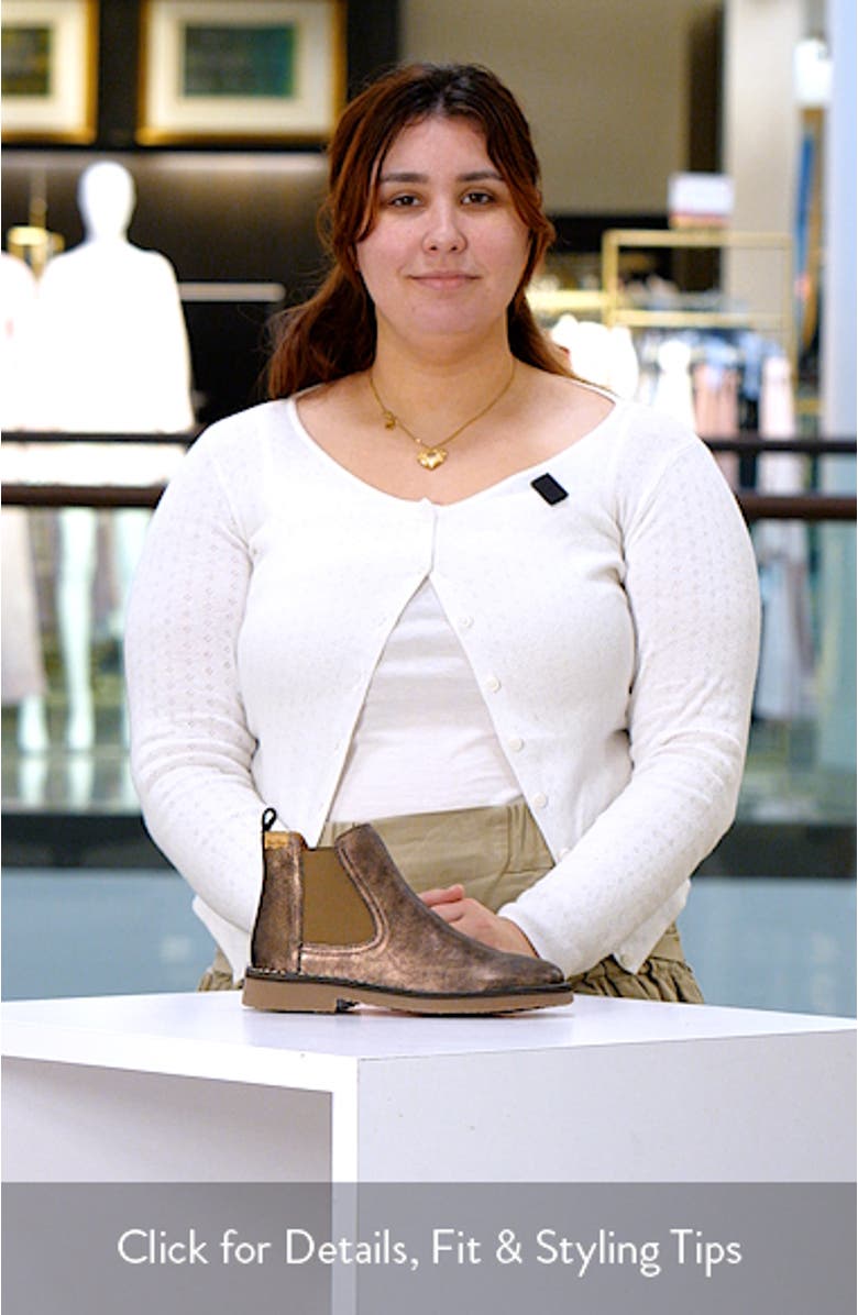 Isa Metallic Chelsea Boot, sales video thumbnail