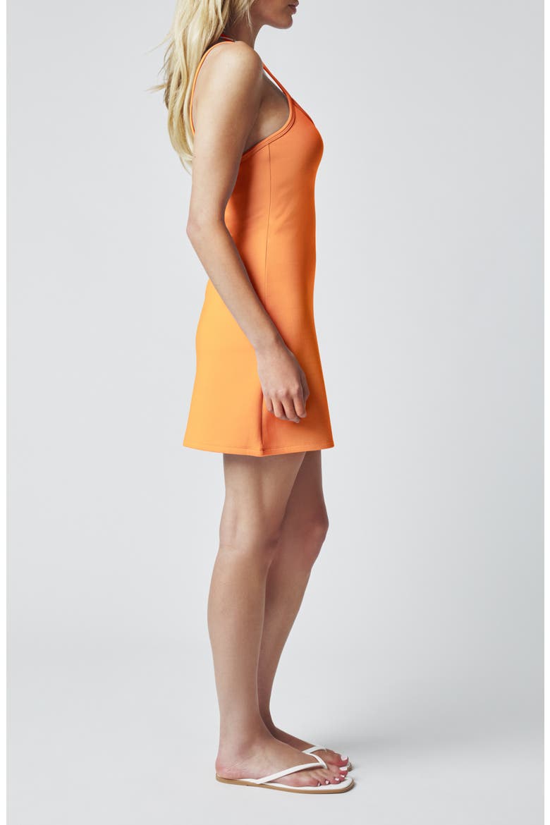 Scuba Minidress, Alternate, color, PAPAYA