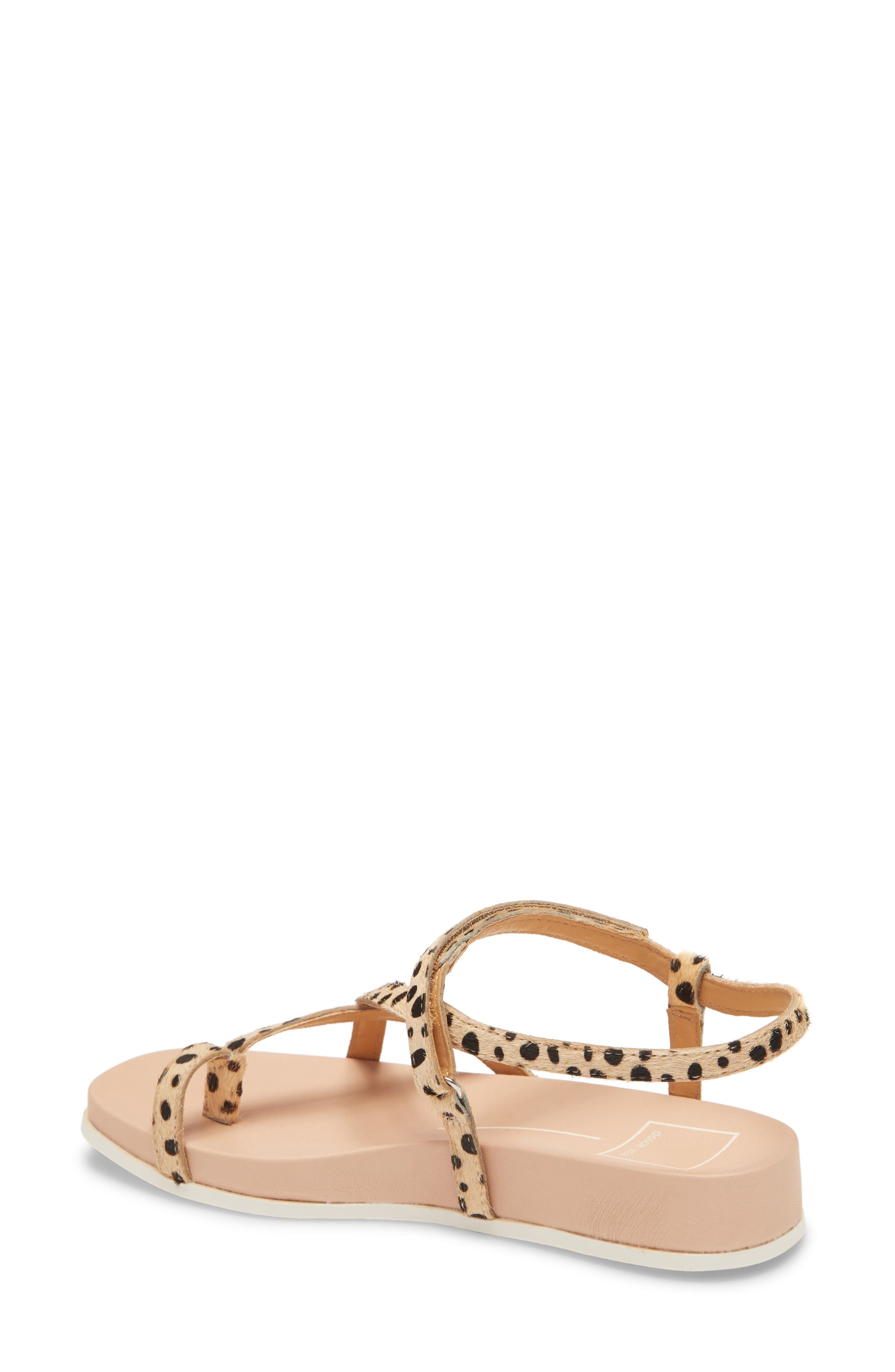 Rhyan Sport Genuine Calf Hair Sandal, Alternate, color, LEOPARD CALF HAIR