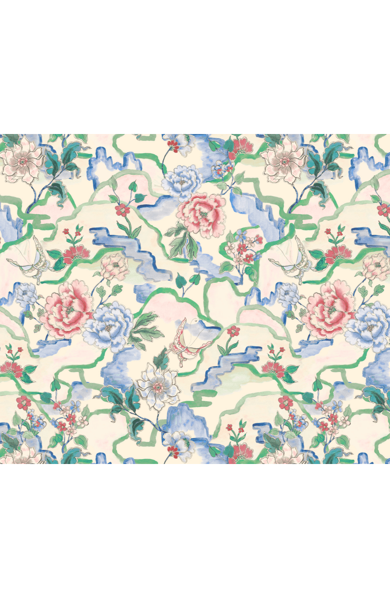 The Cat's Pajamas Pima Knit Simple Set, Alternate, color, Butterfly Floral