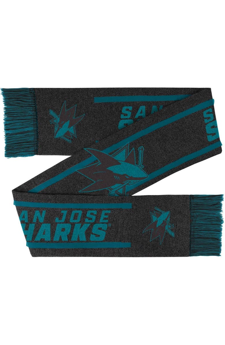 FOCO San Jose Sharks Scarf, Alternate, color, 