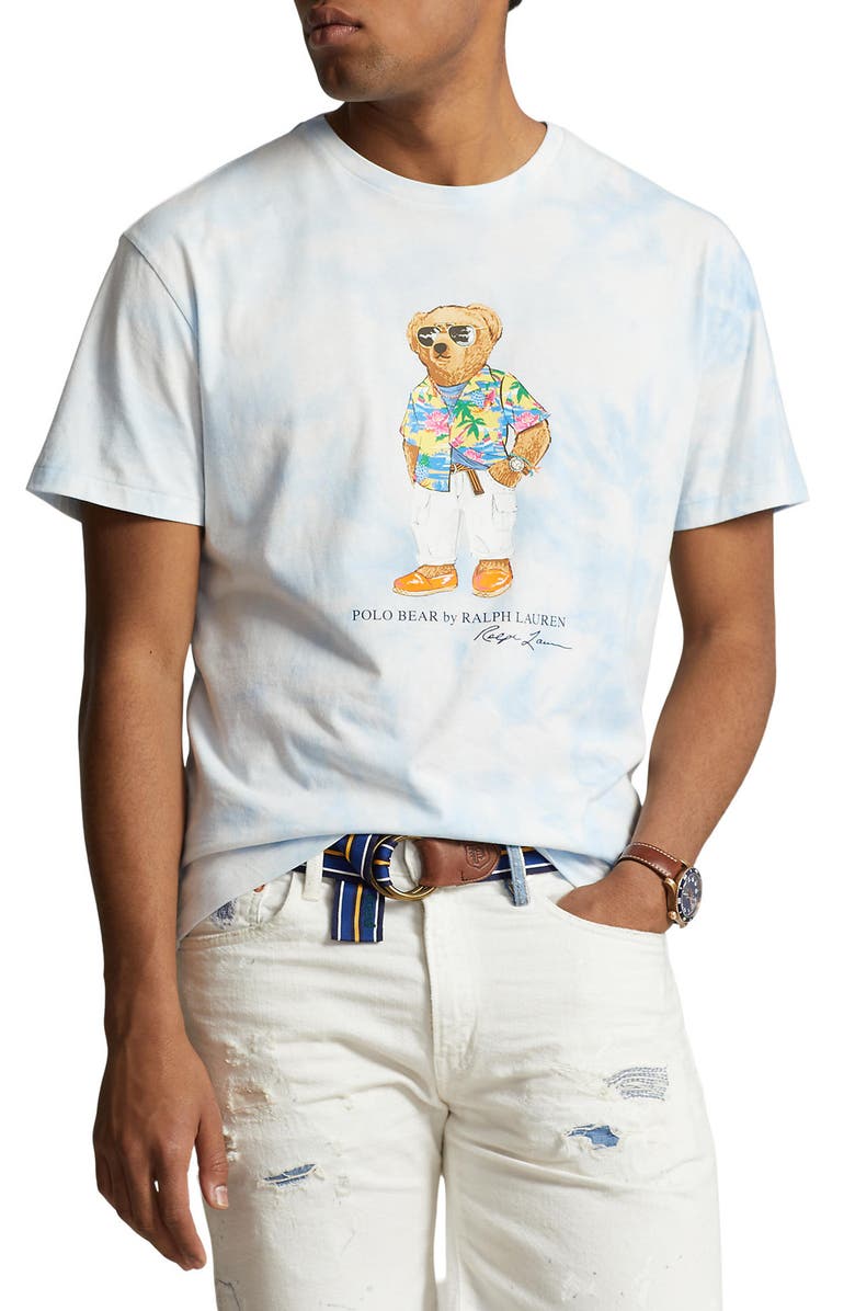 Polo Ralph Lauren Polo Bear Tie Dye Graphic T-Shirt, Main, color,