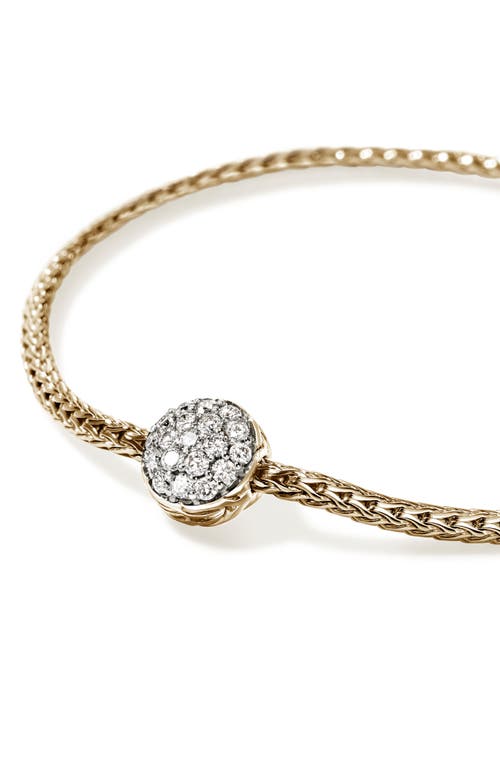 John Hardy Jh Essential Pav Bracelet Ste In Gold