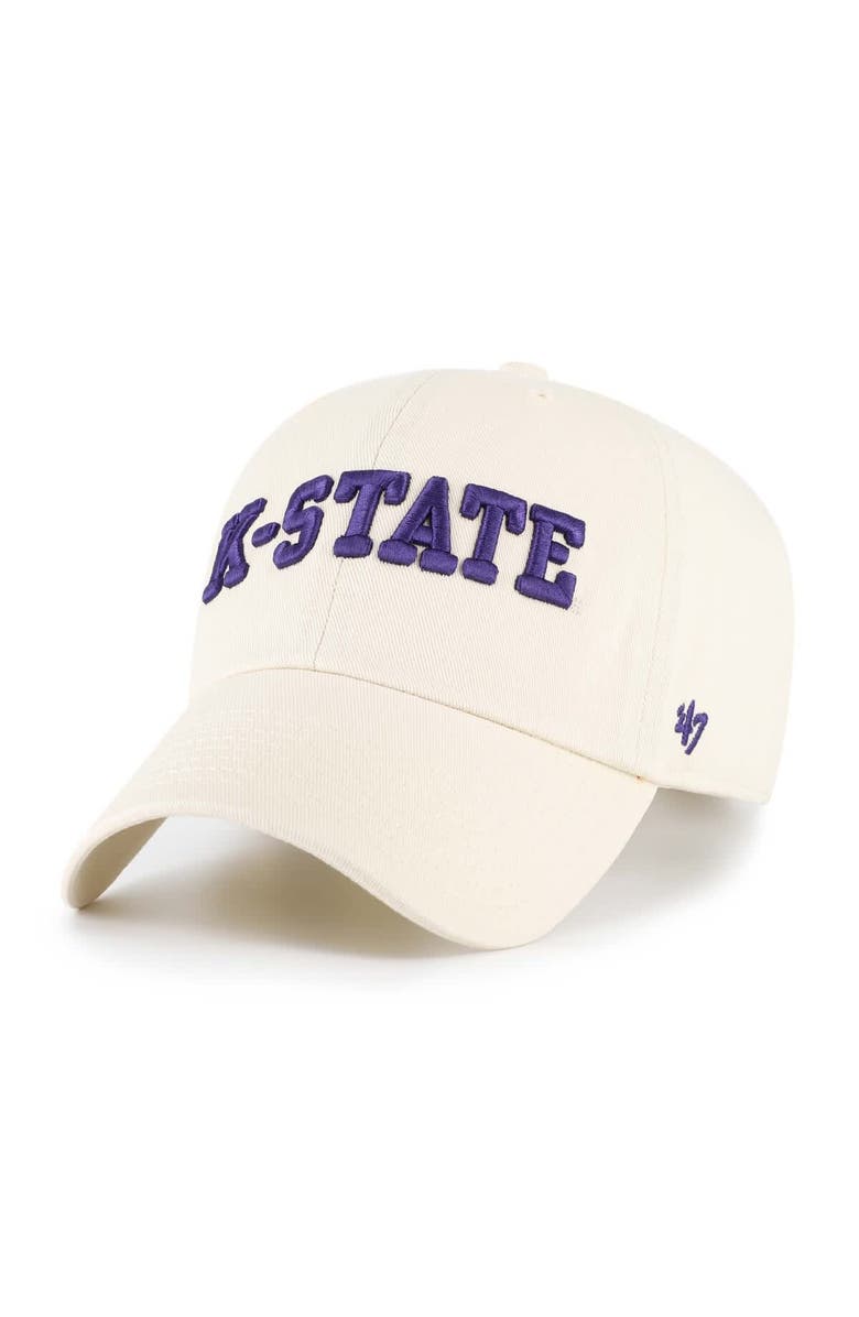 '47 Men's '47 Sand Kansas State Wildcats Vault Clean Up Adjustable Hat, Main, color, Sand