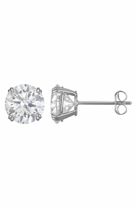 FZN <p>14K Gold Moissanite Stud Earrings</p>