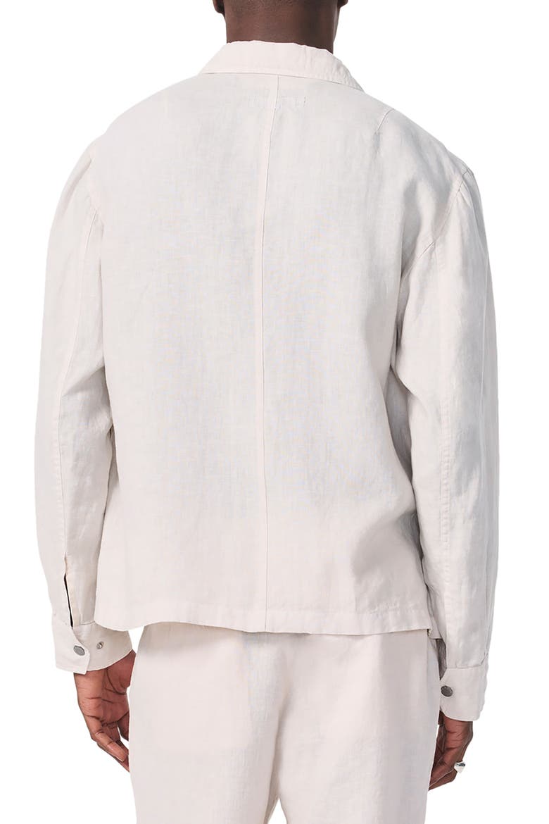 Angus Linen Shirt Jacket, Alternate, color, CASHMERE GREY