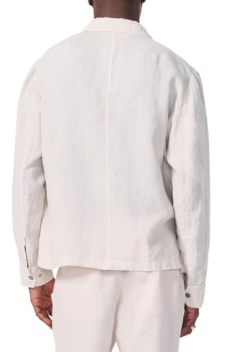 rag & bone Angus Linen Shirt Jacket, Alternate, color, Cashmere Grey