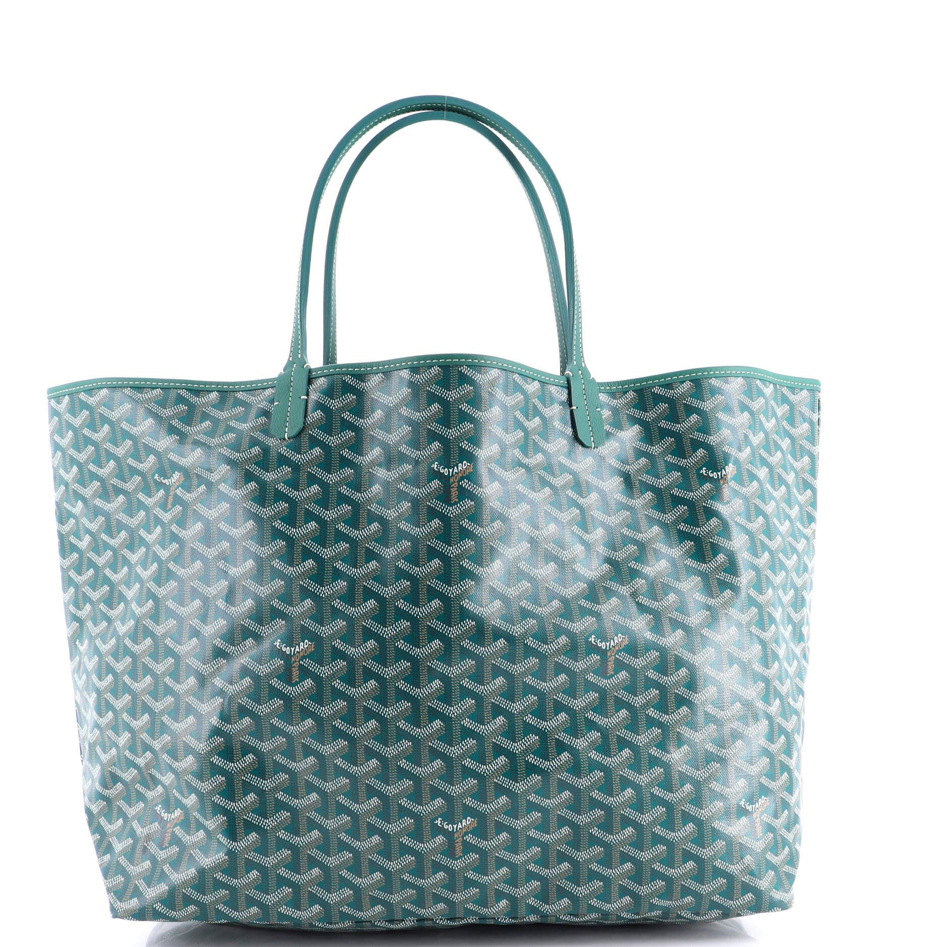 Pre-Owned Goyard Saint Louis Tote Coated Canvas GM, Alternate, color, Green