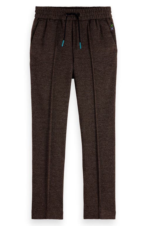Scotch & Soda Kids' Slim Fit Drawstring Pants In Multi