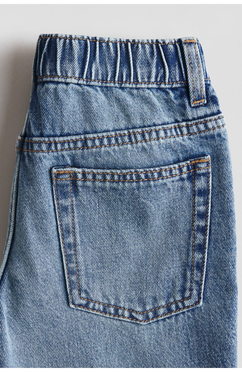 H&M Loose fit jeans, Alternate, color, Denim Blue