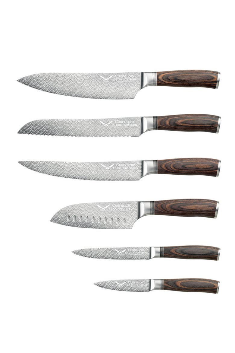 LE CONNOISSEUR™ Epicure 7-Piece Knife Block, Alternate, color, Silver