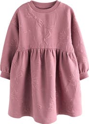NEXT Kids' Bow Sweatshirt Dress